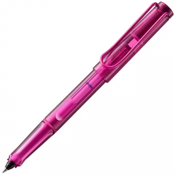 LAMY Balloon 2.0 lodīšu pildspalva rozā ar ergonomisku satvērēju un metāla klipsi 1235966