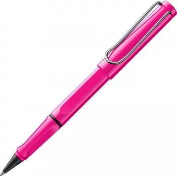 LAMY safari rullīšu pildspalva rozā ar zilu tinti (1240195)