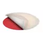 FEIN jēra vilnas pulēšanas disks 150 mm sarkans/balts 63723009004