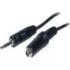 Good Connections AS-35V2 audio pagarinājuma kabelis 3,5 mm jack vīrišķais uz sievišķo 2 m melns