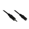 Good Connections AS-35V2 audio pagarinājuma kabelis 3,5 mm jack vīrišķais uz sievišķo 2 m melns