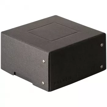 FALKEN PURE 150x150mm glabāšanas kaste 1050 lapām, melna, 16,0 x 16,0 x 8,5 cm, 1 gab (22001744000F)