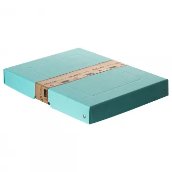 FALKEN PURE glabāšanas kaste 500 lapām pasteļzilā krāsā 24,0 x 32,0 x 4,0 cm, 1 gab. (22001856000F)
