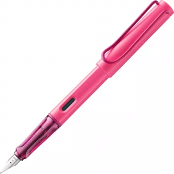 LAMY Safari tintas pildspalva Neon Pink vidējs (M) gals - 1241892