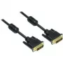 Good Connections DVI-D Dual Link kabelis 24+1 tēviņš-tēviņš, zelta pārklājuma kontakti, ferīta serde, melns, 1,8m (4310-DG2)