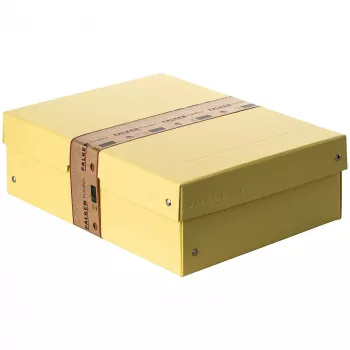 FALKEN PURE dokumentu glabāšanas kaste 1250 lapām pasteļdzeltena 24.0 x 32.0 x 10.0 cm, 1 gab. 22001936000F