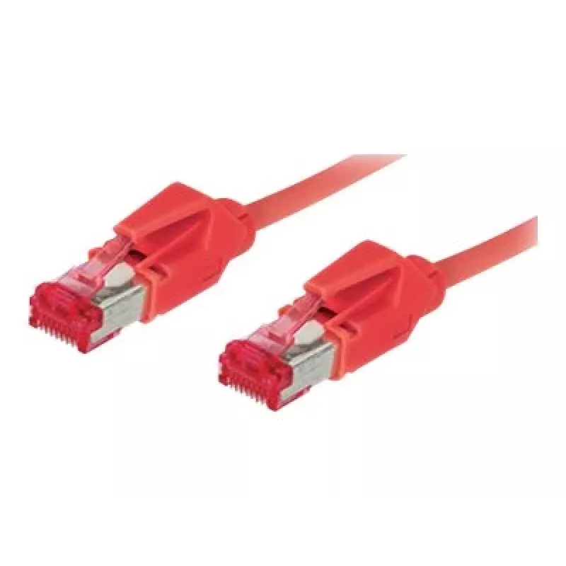 Good Connections Cat.6 S/FTP PiMF bezhalogēnu savienojuma kabelis, Hirose RJ45, sarkans, 5m (8066-105R)