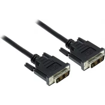 GoodConnections DVI-D Single Link kabelis 18+1 tēviņš-tēviņš, 1,8m, melns, zeltīti kontakti, dubulti ekranēts, HDCP, 1920x1200 4310-DD2