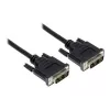 GoodConnections DVI-D Single Link kabelis 18+1 tēviņš-tēviņš, 1,8m, melns, zeltīti kontakti, dubulti ekranēts, HDCP, 1920x1200 4310-DD2