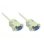 GoodConnections RS-232 seriālais kabelis DB9 sieviešu uz DB9 sieviešu 1:1, 1,8 m 4609-FF2