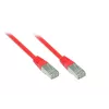 GoodConnections Cat. 5e SF/UTP tīkla kabelis, sarkans, 1m 855R-010