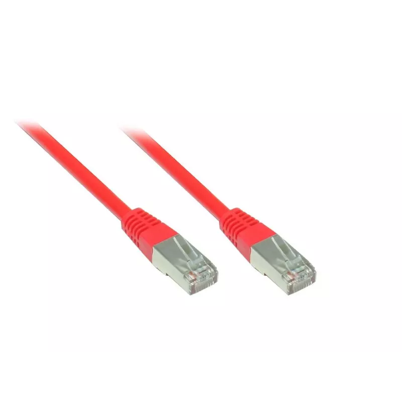 GoodConnections Cat. 5e SF/UTP tīkla kabelis, sarkans, 1m 855R-010