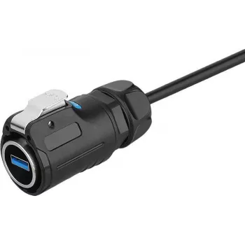 GoodConnections GC IC01-24U301 USB 3.0 kabelis, Type A male uz Type A male, 3 m, melns