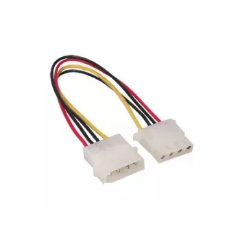 GoodConnections 5,25 collu 4-pin Molex barošanas pagarinātāja kabelis, iekšējais, 20cm (5021-4VL)