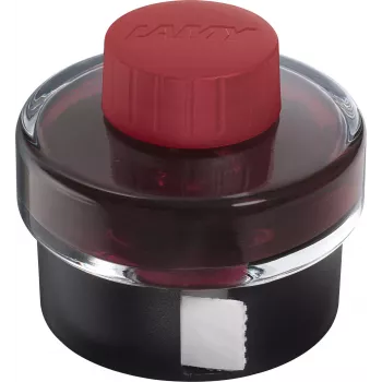 LAMY T 52 tintes pildspalvas tintes pudele, sēpijas krāsā, 50 ml ar integrētu tintes savācējbaseinu un stabilu pamatni 1240232