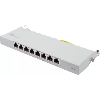 GoodConnections Alcasa GC-N0111 Cat6 ekranēts RJ45 keystone modulis - pelēks