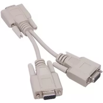 GoodConnections VGA Y-sadalītāja kabelis 0,2m melns P-4302Y