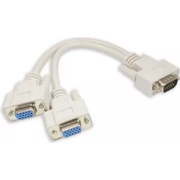 GoodConnections VGA Y-sadalītāja kabelis 0,2m melns P-4302Y