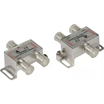 GoodConnections SAT magistrāles sadalītājs ar F-konektoriem, 2 virzienu, 5-2250 MHz