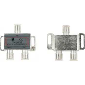 GoodConnections SAT magistrāles sadalītājs ar F-konektoriem, 2 virzienu, 5-2250 MHz