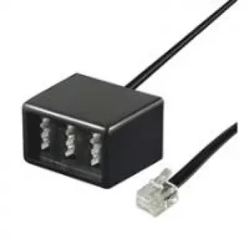 Good Connections RJ11 (6P4C) vīriešu uz NFN sieviešu telefona adapteris TAA-NFN