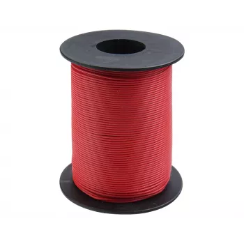 Donau Elektronik 119-10 savīta montāžas stieple 0,14 mm² sarkana 100 m spolē