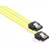 GoodConnections SATA 6 Gb/s kabelis ar metāla fiksatoriem, 0,50 m, dzeltens 5047-A05Y