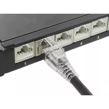 GoodConnections Cat.6A S/FTP tīkla kabelis ar RNS® fiksatora aizsardzību, LSZH, 5m, melns 8060-HV050S