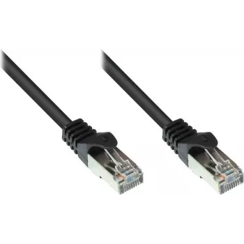 GoodConnections Alcasa 1,5m Cat5e S/FTP tīkla kabelis RJ45 melns 855S-015