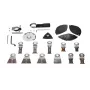 FEIN Profi Set 45 gabalu Starlock Max oscilējošā daudzfunkcionālā instrumenta piederumu komplekts 35222967120