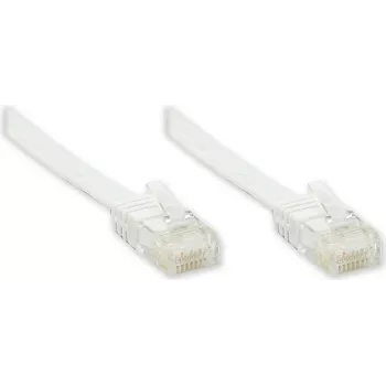 GoodConnections Cat. 5e U/UTP plakanais savienojuma kabelis, 7,5 m, balts 805U-F507W