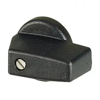 Eaton RMQ-Titan rotācijas rokturis KNB-T0, melns plastmasas, priekšējā montāža, 22.5 mm, IP66/IP67/IP69K 038909