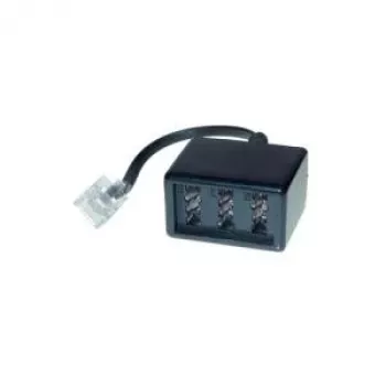 GoodConnections Alcasa T3A-NFN ekranēts RJ45 savienotājs, ligzda uz ligzdu, melns