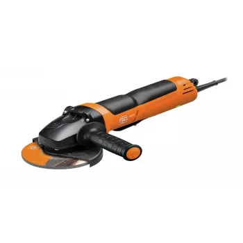 Fein CG15-125BLP 125 mm 1500 W leņķa slīpmašīna ar bezsuku motoru, mainīgu ātrumu, instrumentu brīvu diska maiņu, pretvibrācijas rokturi un drošības sajūgu 72250860000
