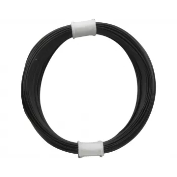 Donau Elektronik 110-1 savīta stieple 1 x 0,04 mm² melna 10 m