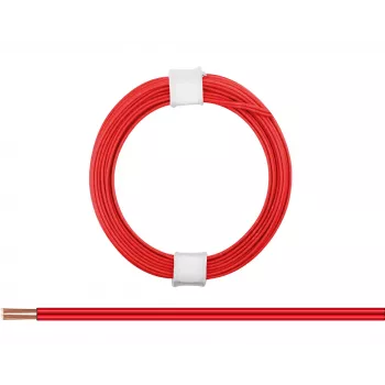 Donau Elektronik 114-00 savīta stieple 2 x 0,08 mm² sarkana 5 m