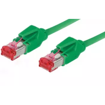 Good Connections Cat.6 S/FTP PiMF bezhalogēna tīkla kabelis, Hirose RJ45, zaļš, 7 m 8066-107G