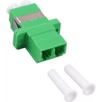 GoodConnections LC/APC uz LC/APC Duplekss Šķiedru Optiskais Savienotājs, SC-Simplex Korpusā, Zaļš Plastmasa, Vienmoda, Cirkonija Uzmava LW-KULCAPCK