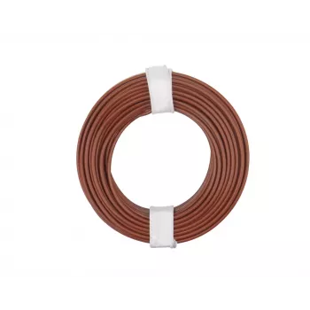 Donau Elektronik 175-018 LiY savīta vads 1 x 0,75 mm² brūns