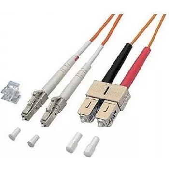 GoodConnections 20m OM1 Duplex multimode optiskās šķiedras patch kabelis LC to SC, 62.5/125µm, oranžs PVC LW-620LS