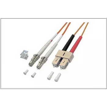 GoodConnections 20m OM1 Duplex multimode optiskās šķiedras patch kabelis LC to SC, 62.5/125µm, oranžs PVC LW-620LS