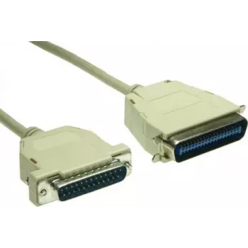 GoodConnections Premium paralēlā printera kabelis, DB25 vīrišķais uz Centronics 36 vīrišķo, 0,6 m, pelēks, dubulti ekranēts 4090-06