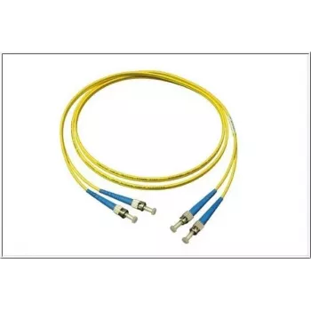 GoodConnections LW-905ST Vienmoda Dupleksa ST/ST Optiskās Šķiedras Pārejas Kabelis, 9/125 µm OS2, 5 m, Dzeltens
