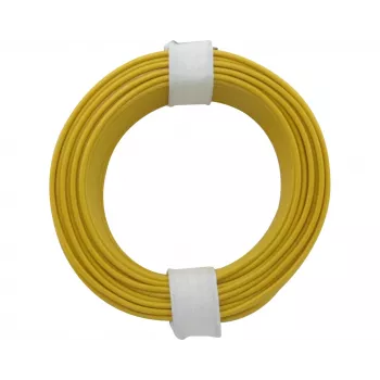 Donau Elektronik 118-3 savīta vadu 1 x 0,14 mm² dzeltena 10 m