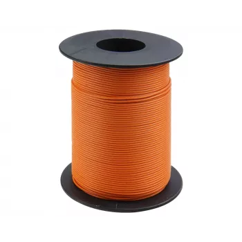 Donau Elektronik 119-17 savīta montāžas stieple 1 x 0,14 mm² oranža 100 m
