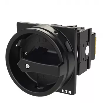 Eaton T0-2-1/EA/SVB-SW 3-polų pagrindinis jungiklis-atjungiklis, 20 A, 690 V AC, paviršinis montavimas, juoda rankena, IP65 041246