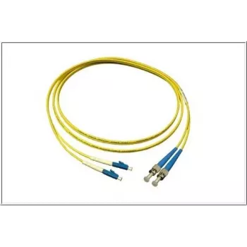 GoodConnections OS2 vienmodas duplex optiskās šķiedras savienojuma kabelis LC uz ST, 9/125µm, LSZH, 15m LW-915LT