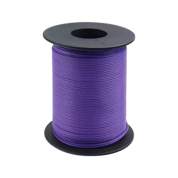 Donau Elektronik 119-16 savīta stieple 1 x 0,14 mm² violeta 100 m
