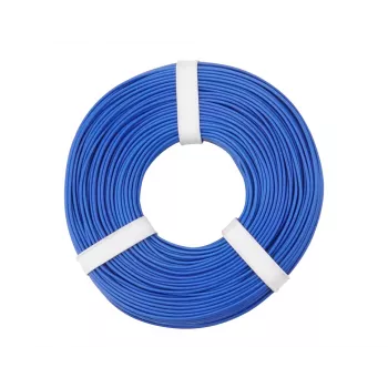 Donau Elektronik 125-052 savīta montāžas stieple 1 x 0,25 mm² zila 50 m