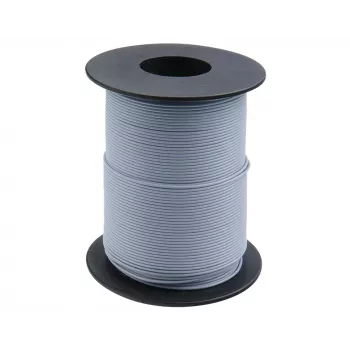 Donau Elektronik 119-19 savīta montāžas stieple 0,14 mm² pelēka 100 m